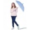 Зонт полуавтомат голубой