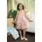 Платье персиковое Ladetto 1Н33-4