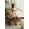 Платье персиковое Ladetto 1Н32-4
