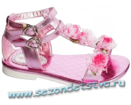 Сандалии розовые DS0302-PINK Фламинго