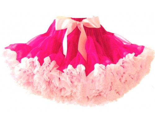 Пышная юбка розовый бум