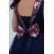 Платье Ladetto 1Н60-4 Ладетто, цвет темно-синий/розовый