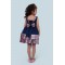 Платье Ladetto 1Н60-4 Ладетто, цвет темно-синий/розовый