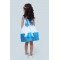 Платье Ladetto 1Н60-9 Ладетто, цвет белый/бирюзовый