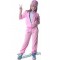 Велюровый розовый костюм 0191 Орби